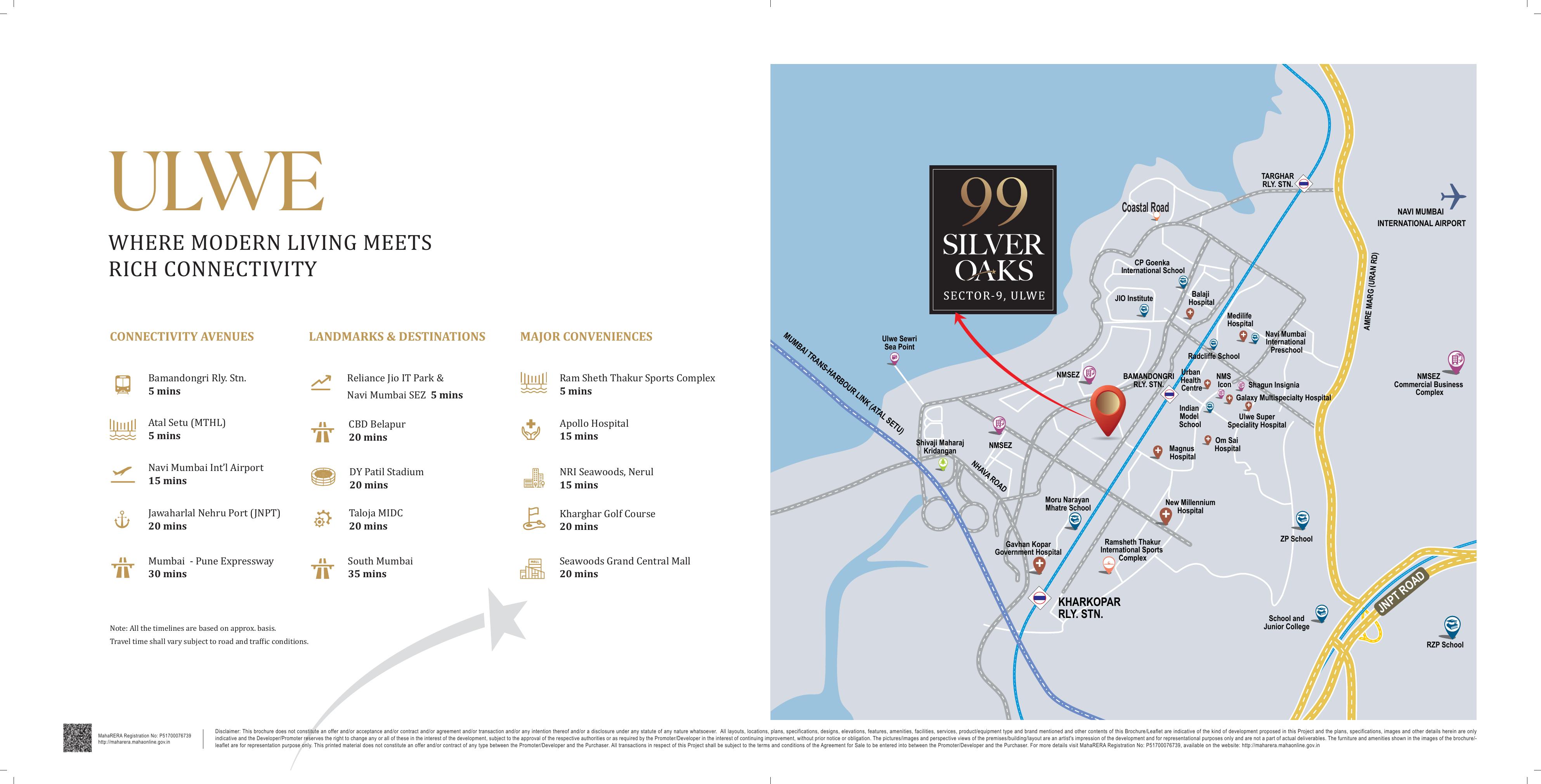 99 SilverOaks — Ulwe Location Map